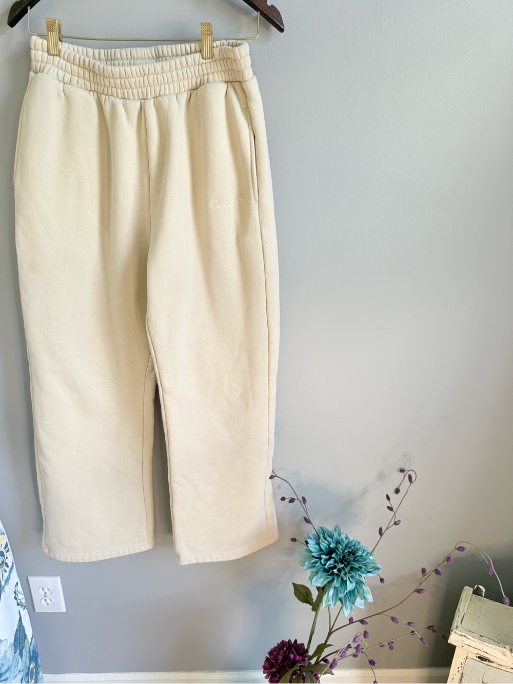 Cream Kids Sweatpants - Comfortable Everyday Bottoms